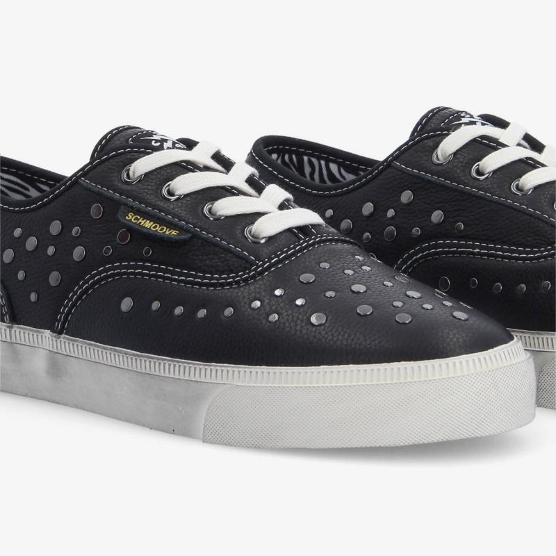 ARLO STUDS M - TUMBLED LEATHER - BLACK